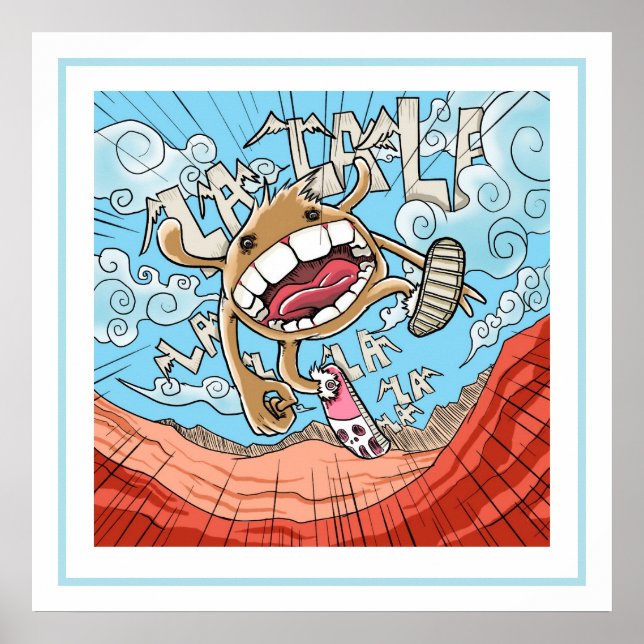Monster Skater Poster (Framsidan)