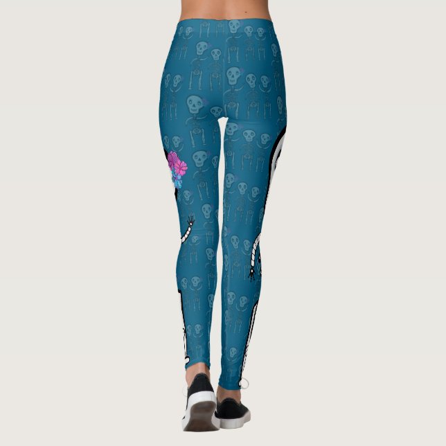 Monster skeletons Leggings (Baksida)