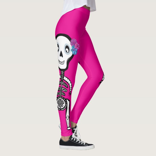 Monster skeletons Leggings (Höger)