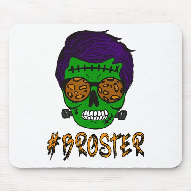 Monster Skull Broster Halloween Matching F Musmatta (Framsidan)