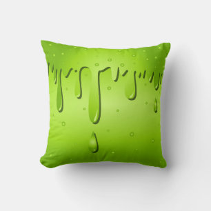 Monster Snot Grönt Slime Kudde