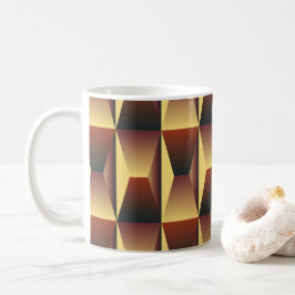 Mönster Snyggt Mode - Geometric Modern Elegant Kaffemugg