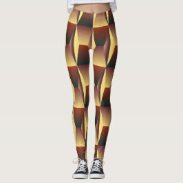Mönster Snyggt Mode - Geometric Modern Elegant Leggings