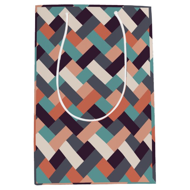 Mönster Snyggt Mode - Geometric Modern Vintage (Framsidan)