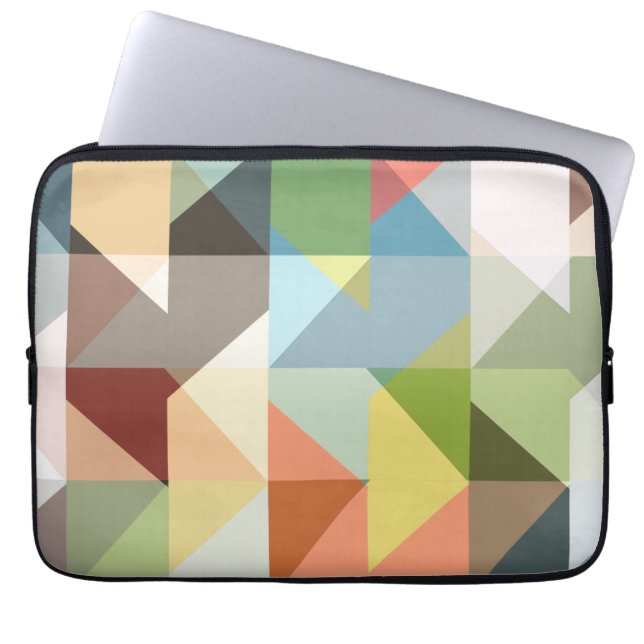 Mönster Snyggt Mode Geometric Vintage Laptop Fodral (Framsidan)