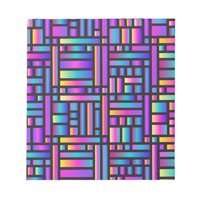 Mönster Snyggt Modern-Mode Geometric Tartan Anteckningsblock (Framsida)