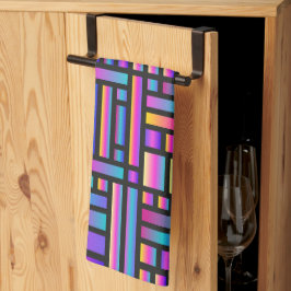 Mönster Snyggt Modern-Mode Geometric Tartan Kökshandduk