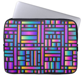 Mönster Snyggt Modern-Mode Geometric Tartan Laptop Fodral