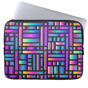 Mönster Snyggt Modern-Mode Geometric Tartan Laptop Fodral