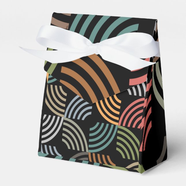 Mönster Snyggt Modern-Mode Geometrisk Vintage Presentaskar (Framsidan Sidan)