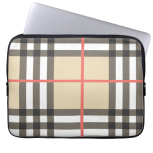 Mönster Snyggt Scottish Geometric Mode Laptop Fodral