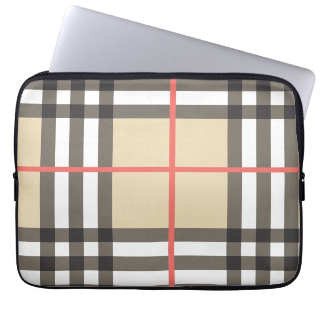 Mönster Snyggt Scottish Geometric Mode Laptop Fodral (Framsidan)