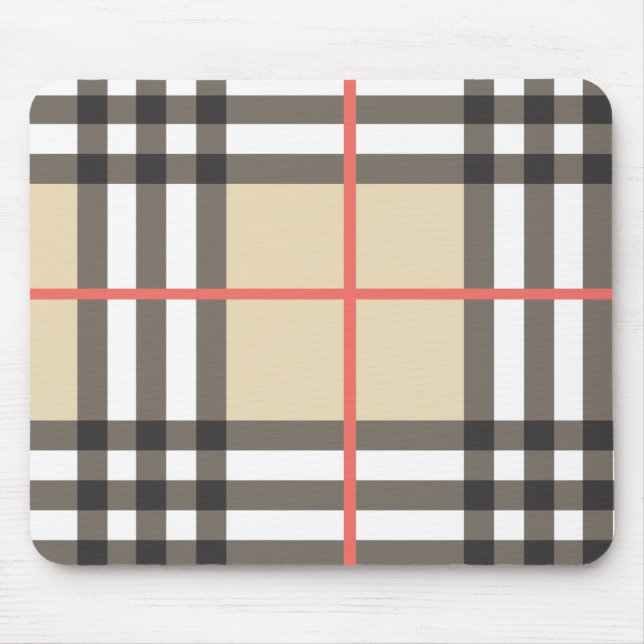 Mönster Snyggt Scottish Geometric Mode Musmatta (Framsidan)