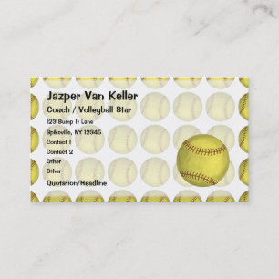 Mönster Softball Visitkort