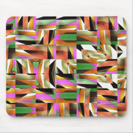 Mönster som göras av abstrakt färg, belägger med musmatta