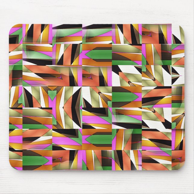 Mönster som göras av abstrakt färg, belägger med musmatta (Framsidan)