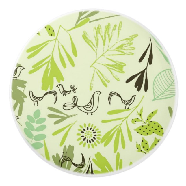 mönster som lite visar bebisfåglar knopp (Framsidan)