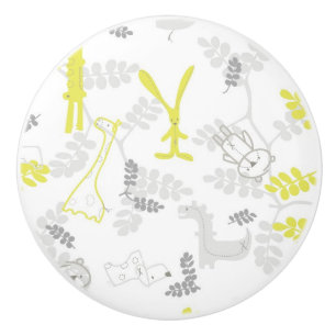 mönster som visar baby djur 2 knopp