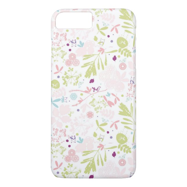 mönster som visar blommigt Case-Mate iPhone skal (Baksida)