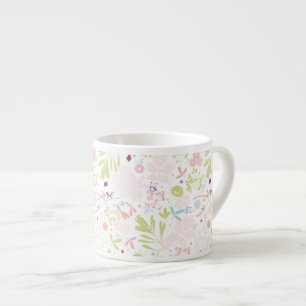 mönster som visar blommigt espressomugg