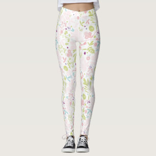 mönster som visar blommigt leggings