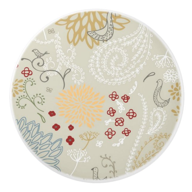 mönster som visar den lockiga trädgården knopp (Framsidan)