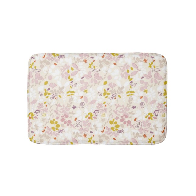 mönster som visar nyckfulla djur badrumsmatta (Framsidan)