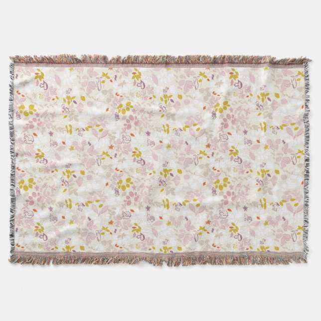 mönster som visar nyckfulla djur mysfilt (Framsidan)