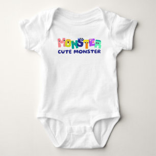 Monster söt monster t shirt