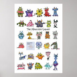 Monster Squad - Ladda upp fotot Poster