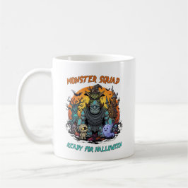 Monster Squad söta Halloween kusliga karaktärer Kaffemugg