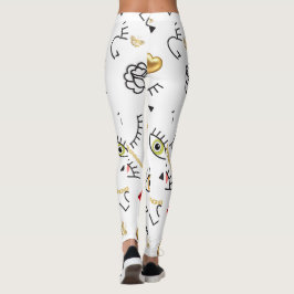 MÖNSTER STIL DESIGN LEGGINGS