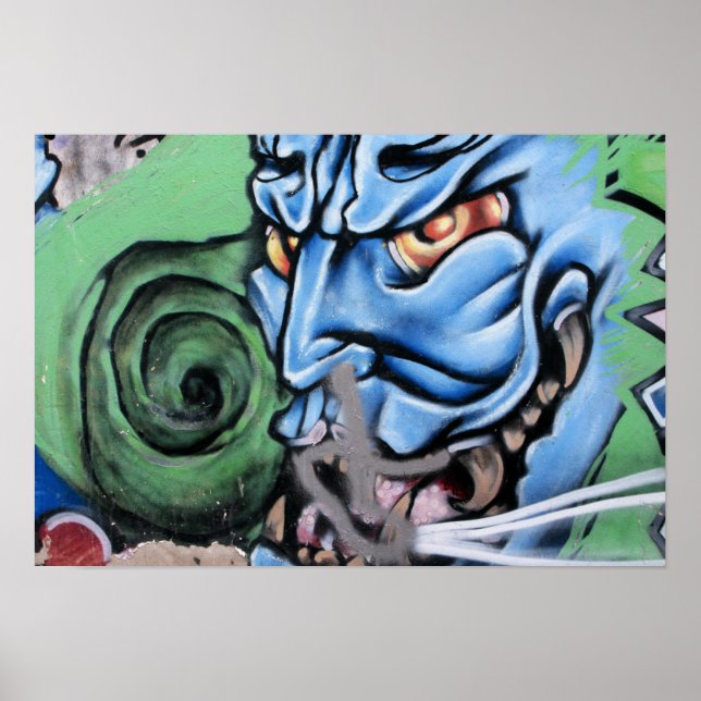 Monster Street Art of Las Palmas Poster (Framsidan)
