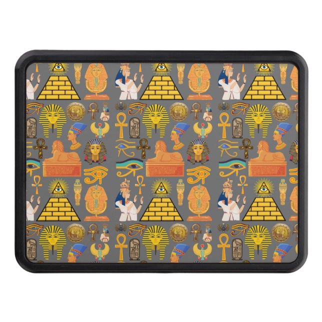 Mönster Symbol Ancient Egyptian Hieroglyphic Dragkroksskydd (Framsidan)