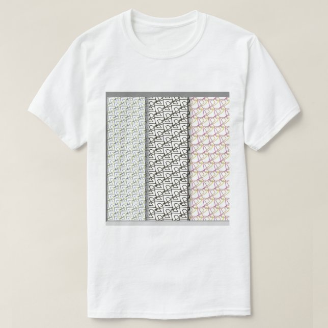 mönster t-skjorta t shirt (Design framsida)