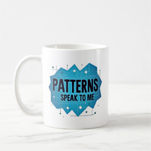 Mönster Talar Till Mig Kaffemugg