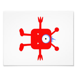 Monster Theme Pojke-rumsutskrift (1 av 4) Fototryck