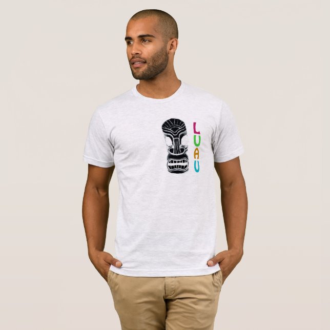 Monster Tiki Head Luau T Shirt (Hel framsida)