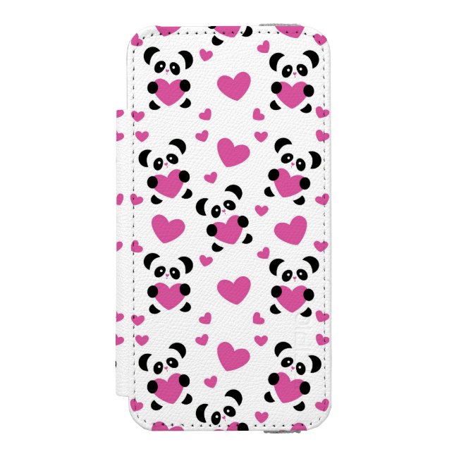 Mönster till dagen av kärlek incipio iPhone wallet skal (Folio Framsidan)