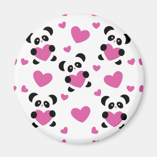 Mönster till Kärlek-dagen Magnet