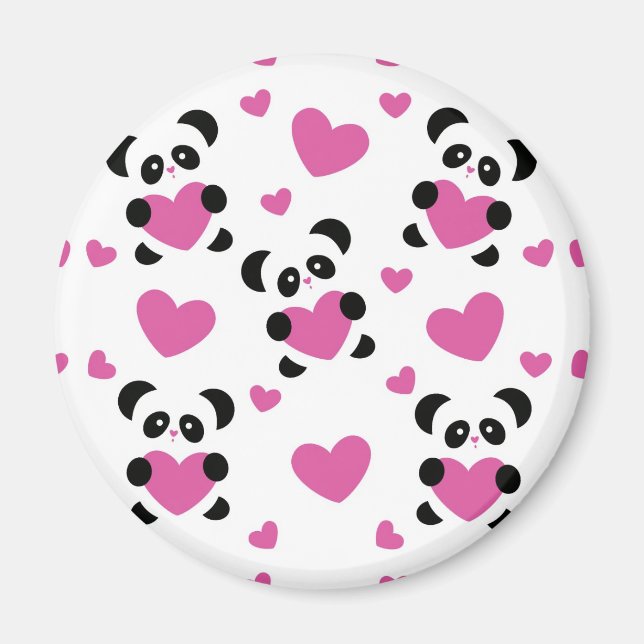 Mönster till Kärlek-dagen Magnet (Framsidan)