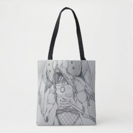 Monster Tote Bag Tygkasse