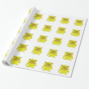 monster troll Halloween rysningar Presentpapper