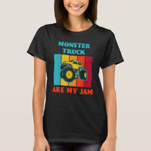 Monster Truck Är Min Jam Bil Lastbilschaufför T Shirt