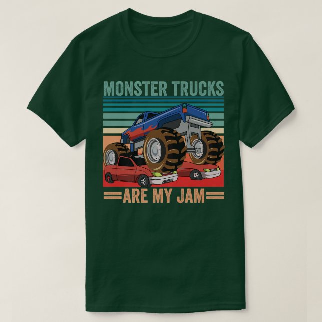 Monster Truck Are My Jam  T Shirt (Design framsida)