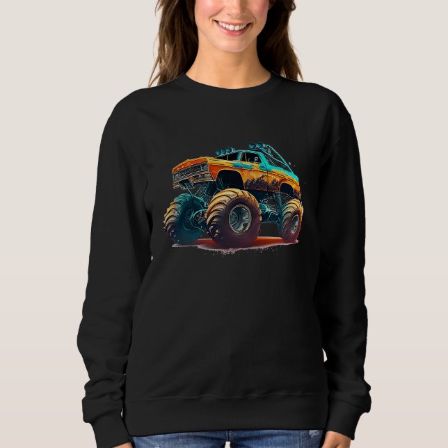 Monster Truck Big Style Truck  1 T Shirt (Framsida)