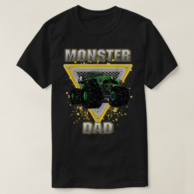 Monster Truck Dad 47 T Shirt (Design framsida)