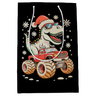 Monster Truck Dinosaur T Rex Jul Xmas