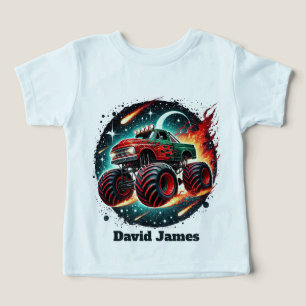 Monster truck för coola killar, anpassningsbar t shirt