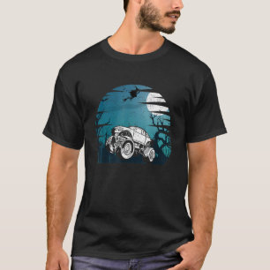 Monster Truck-förarens Halloween-kostym Fladdermus T Shirt